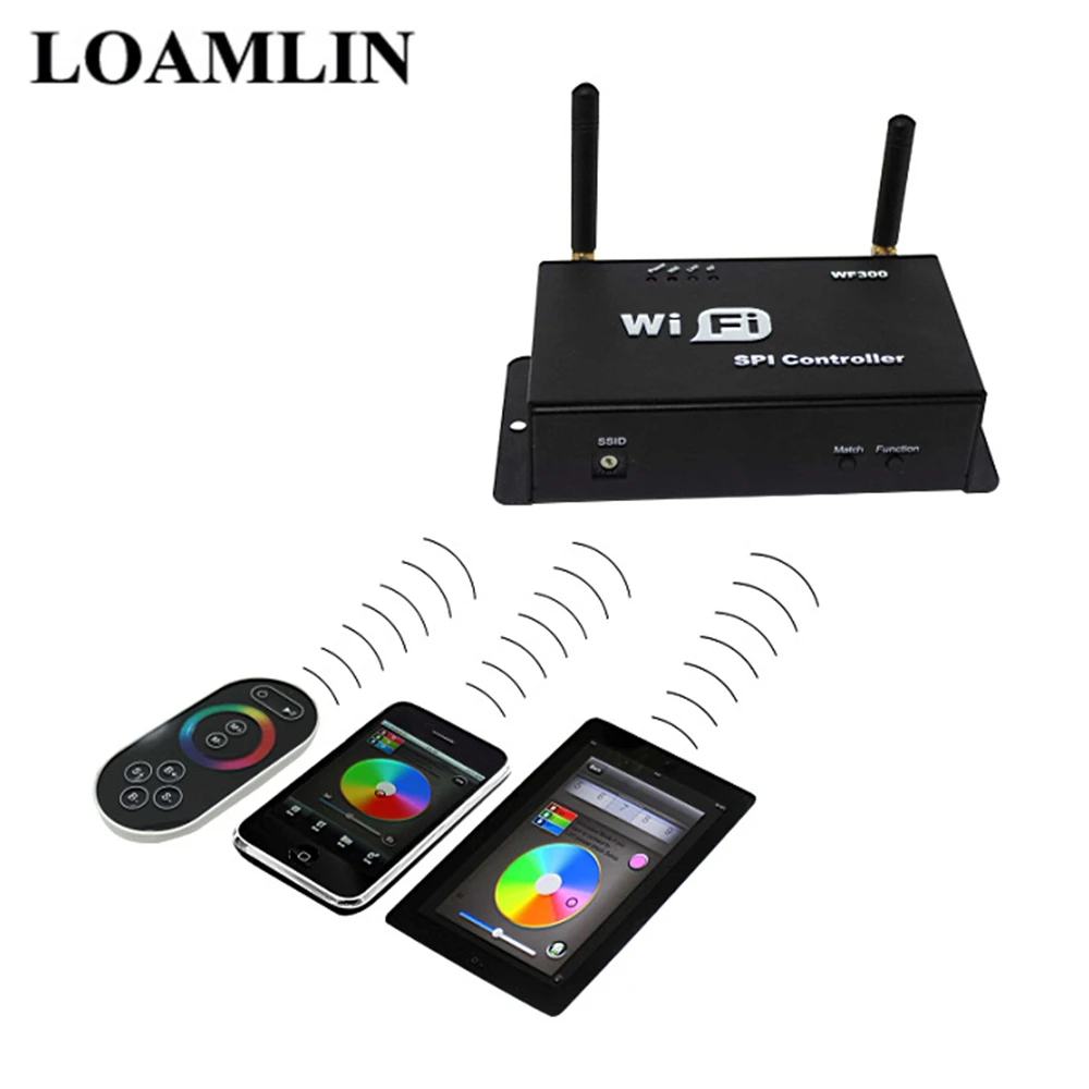 WIFI100 контроллер WiFi LED RGB DC5 24V RF сенсорный пульт дистанционного управления для