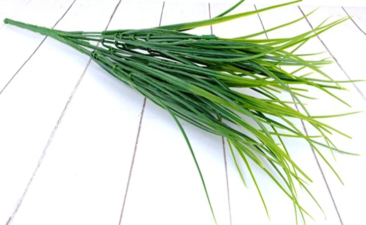 1 шт. Весна искусственные растения шелк цветы зеленая трава садовые украшения