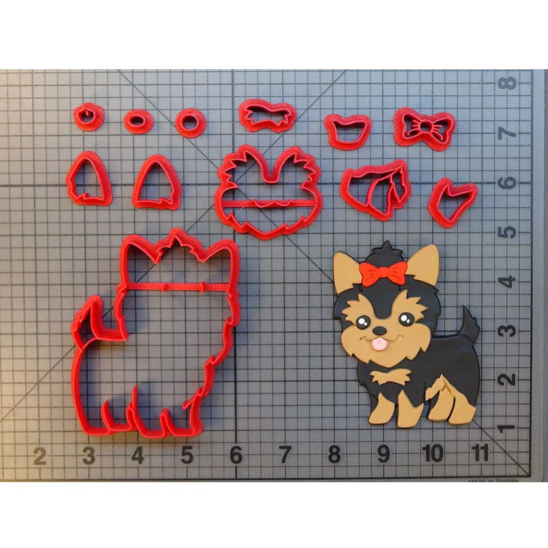 Видео игрового персонажа Йорки печенья индивидуальный заказ 3D Печатные Cookie