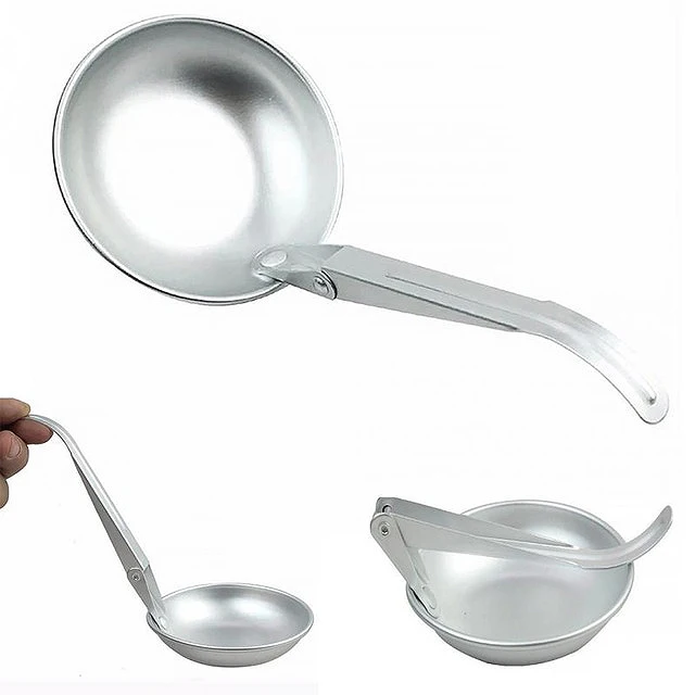 Складная ложка портативная Экологичная походная посуда износостойкая уличная |