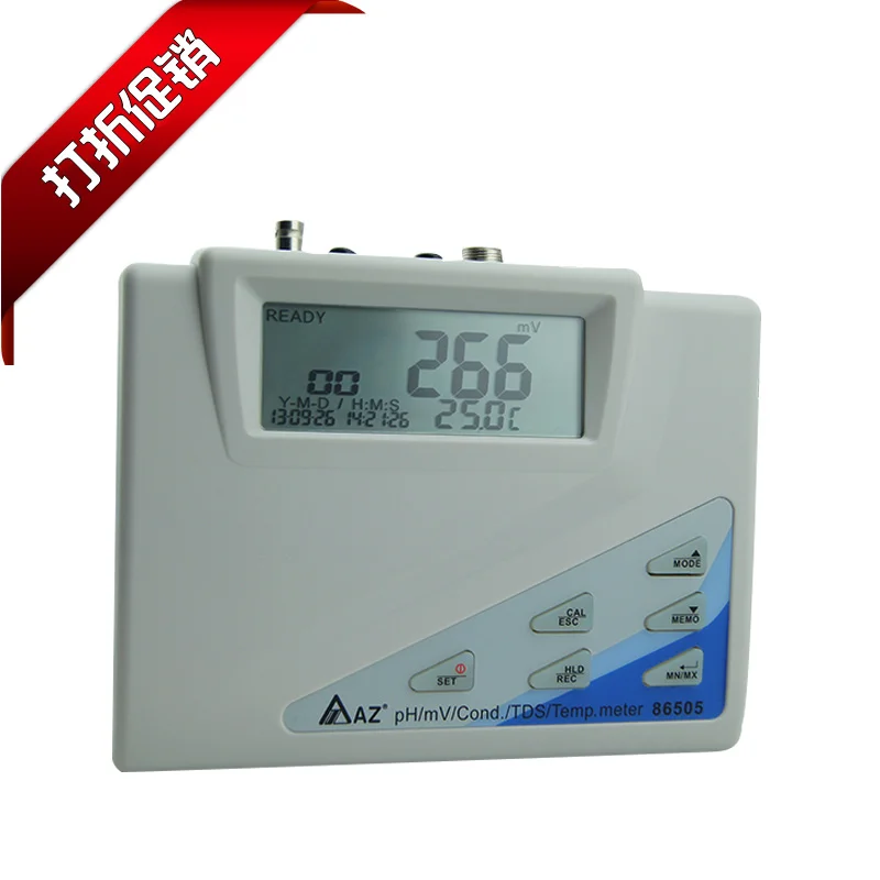 AZ 86505 PH mV ORP TDS солевой проводимости Настольный тестер воды Анализатор метр RS232|tester