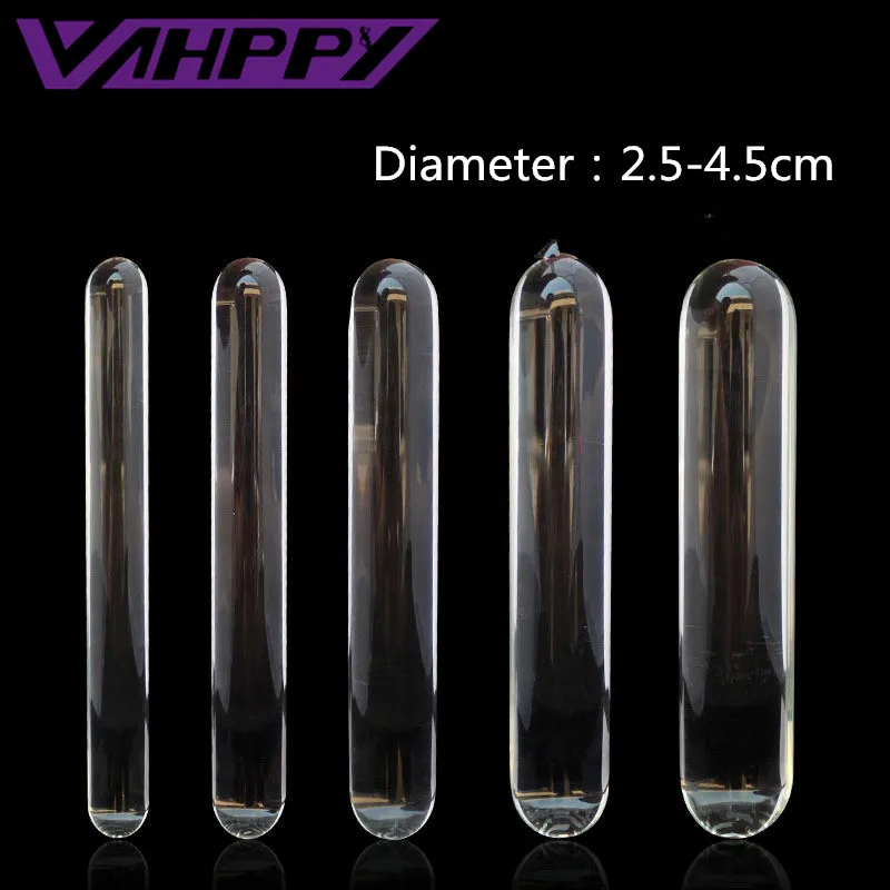 Цилиндрические секс-игрушки 5 видов для анального секса стеклянный