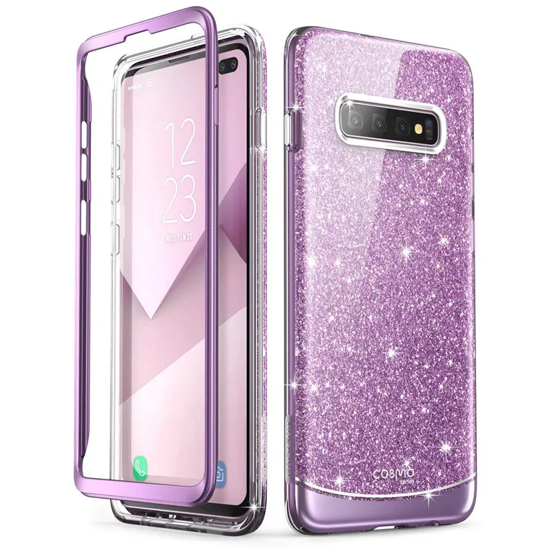 Для samsung Galaxy S10 Plus чехол 6,4 дюймов i-Blason Cosmo полный корпус блестящий чехол под мрамор чехол без встроенной защитной пленки