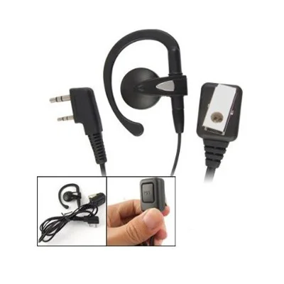 Топ протянутая проволока 2 булавки наушники микрофон PTT гарнитура для Kenwood TK