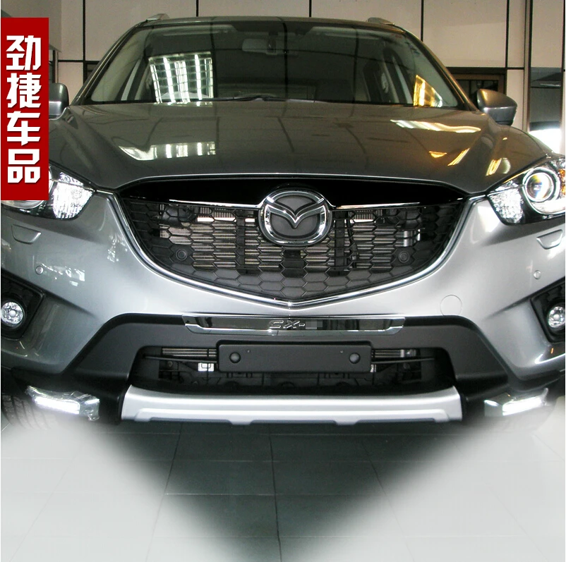 Подходит для Mazda CX-5 2013-2016 Передний + задний светодиодный бампер диффузор бамперы