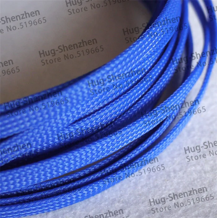 6 мм плотный Плетеный ПЭТ расширяемый рукав новый высококачественный цвет на