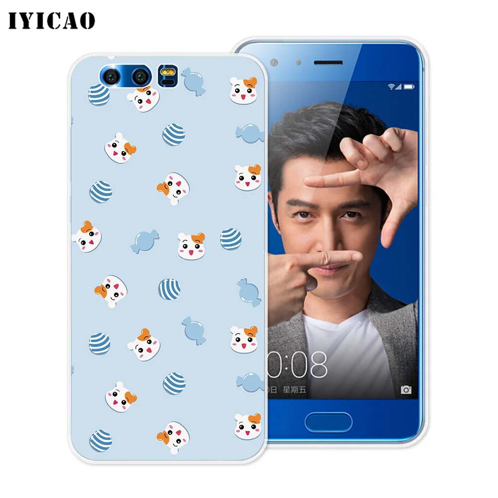 Мягкий силиконовый чехол IYICAO для Huawei Y9 Y7 Y6 Prime 2018 Honor 8C 8X 8 9 10 Lite 7X 7C 6A 7A