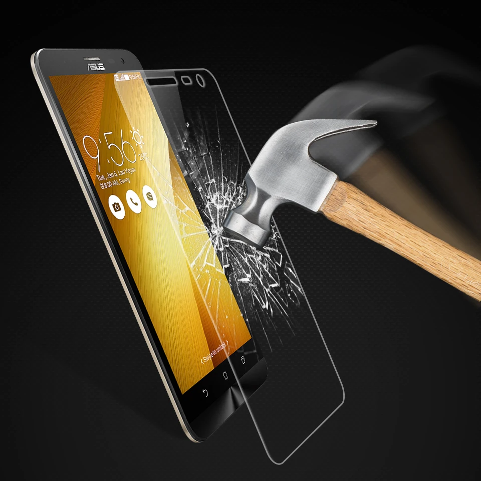2 шт. Защитное стекло для Asus Zenfone Laser ZE601KL закаленное пленка телефона Wolfsay|screen protector
