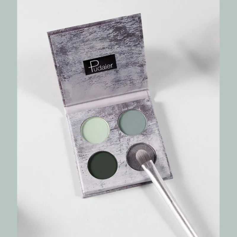 4 цвета модные чернила тени для век палитра брызги макияж теней пигмент мягкая