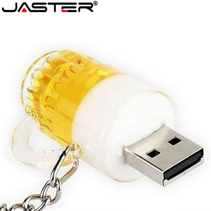 Модная специальная модель пивной кружки usb флэш накопитель стеклянный флеш 8 ГБ 16