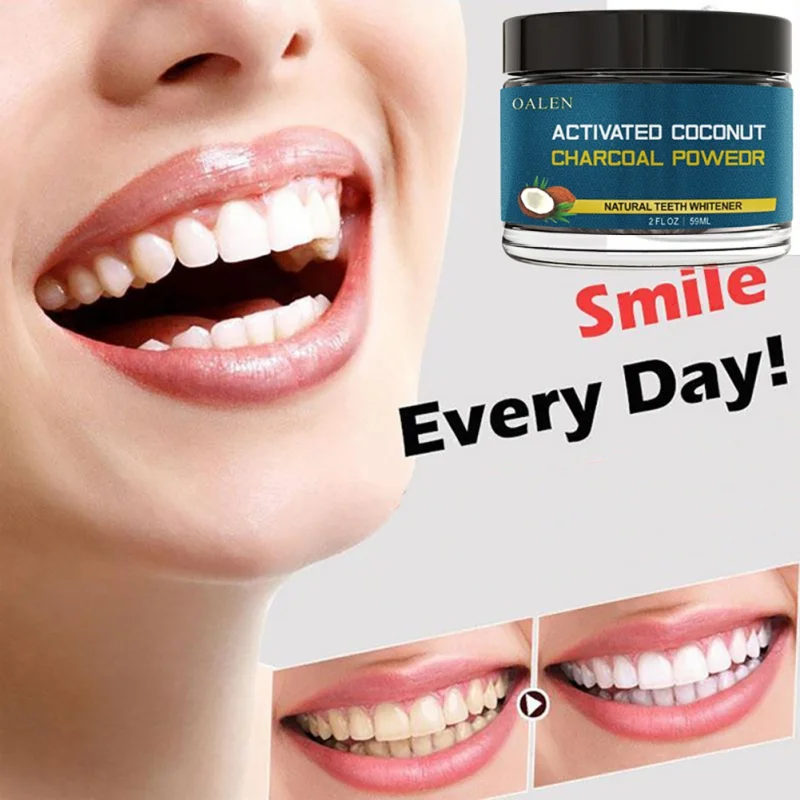 Кокосовая Скорлупа активированный уголь отбеливание зубов органическое