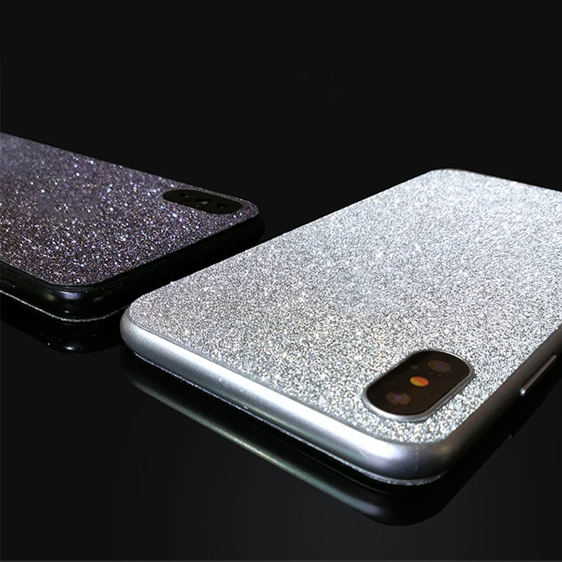 Роскошная блестящая Передняя пленка для iphone XR XS max 8 7 6 6s plus блестящая Защитная пленка для iphone