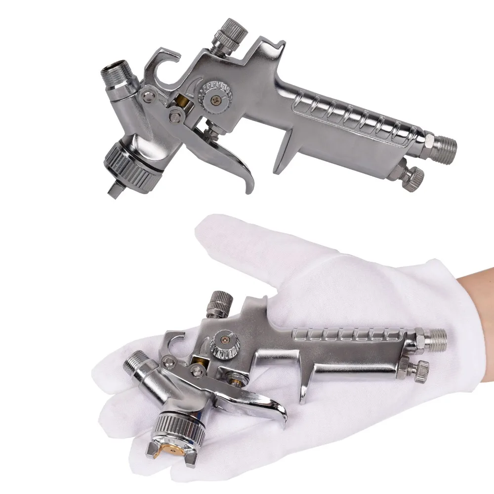 

RONGPENG Touch Up HVLP Spray Gun R805 Car Refinish Gun 0.8mm 1.0mm 125cc Automotive Surface Repair Painting Mini Air Spray Gun
