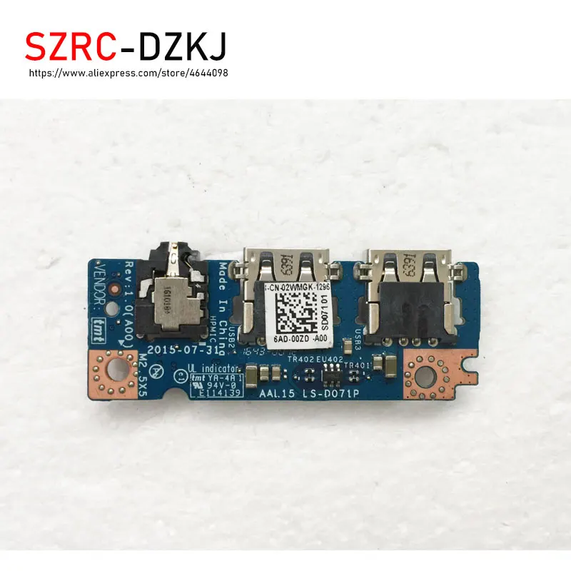 SZRCDZKJ Оригинал для Dell Inspiron 15 5555 5558 5758 USB аудио Плата LS-D071P 02WMGK 2WMGK | Компьютеры и офис