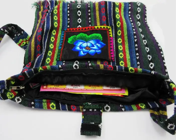 Винтажная сумка через плечо Hmong в этническом стиле тайском Индийском бохо для