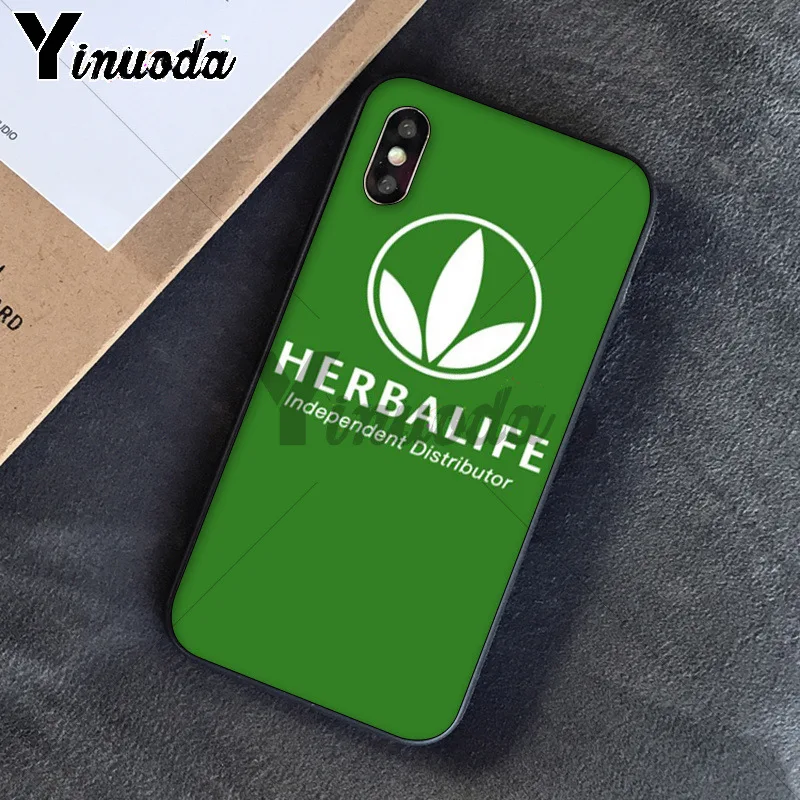 11pro MAX черный и зеленый Herbalife TPU мягкий чехол для телефона Apple iPhone 8 7 6 6S Plus X XS 5 5S SE