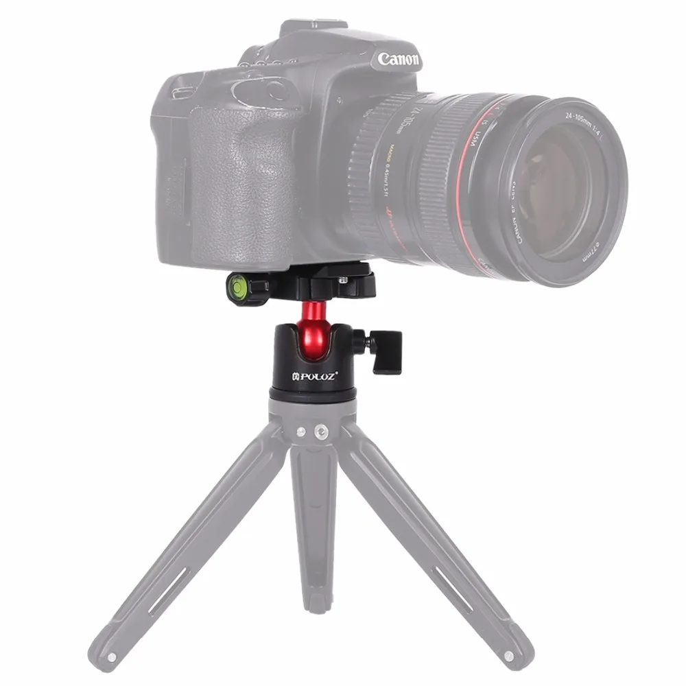 Панорамная металлическая шаровая Головка PULUZ с поворотом на 360 градусов и