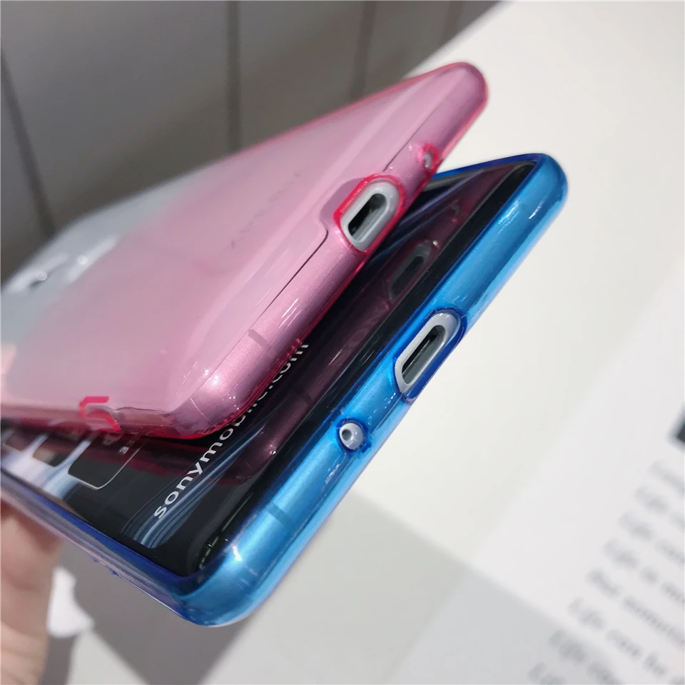 Сумерки Радуга Цвет чехол для sony XZ XZ1 XZ2 XZ3 XZ4 компактный Z5 C6 Xperia X XA XA1 XA2 XA3 ультра ТПУ