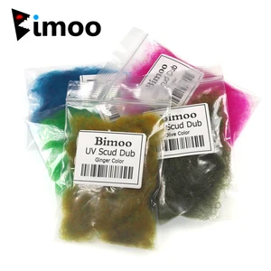 Bimoo 9 цветов на выбор, 2 гпакет, для завязывания мухи, кроликов, мягкое волокно для волос, для Nymph, для влажной потертости, для креветок, для завязывания мухи