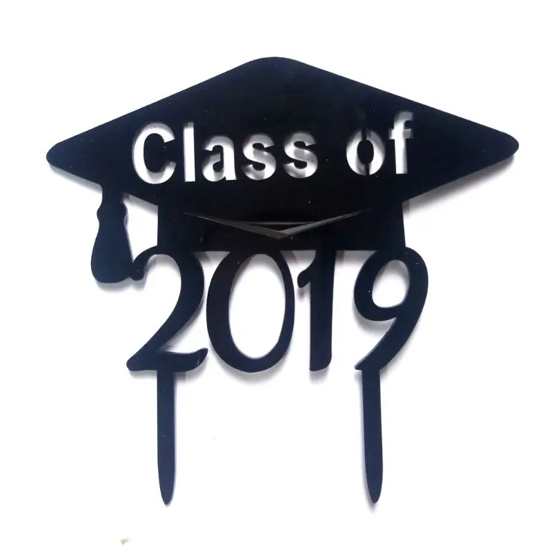Congrats Grad Class Of 2019 акриловый топик для торта выпускного колледжа выпускных классов