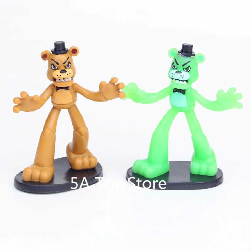 7 шт./компл. пять ночей у Фредди FNAF сумки Чика Фокси Бонни ПВХ Фигурки игрушки 8