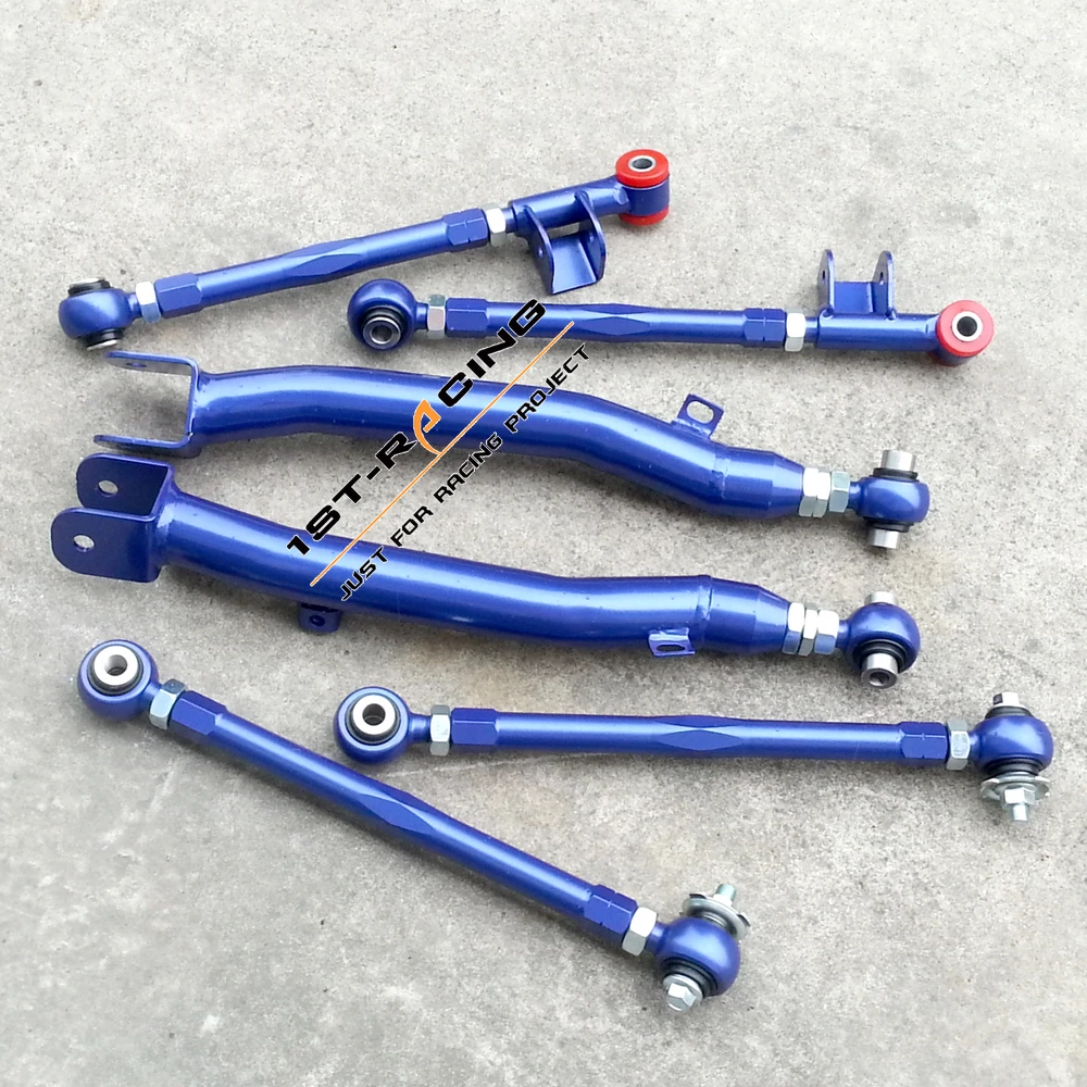 Комплект синих рычагов управления задним и ходом для Subaru Impreza WRX STI GDA GDBC GGA 6 шт.|kit