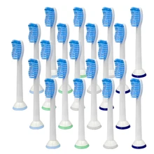 20 шт Sonicare сменные головки кистей для Philips электрическая зубная