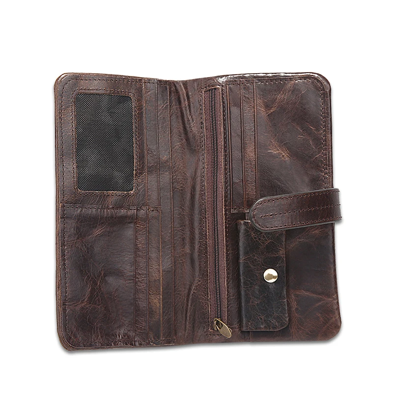 Мужская обувь из натуральной кожи бумажник ручной работы для монет карта карман