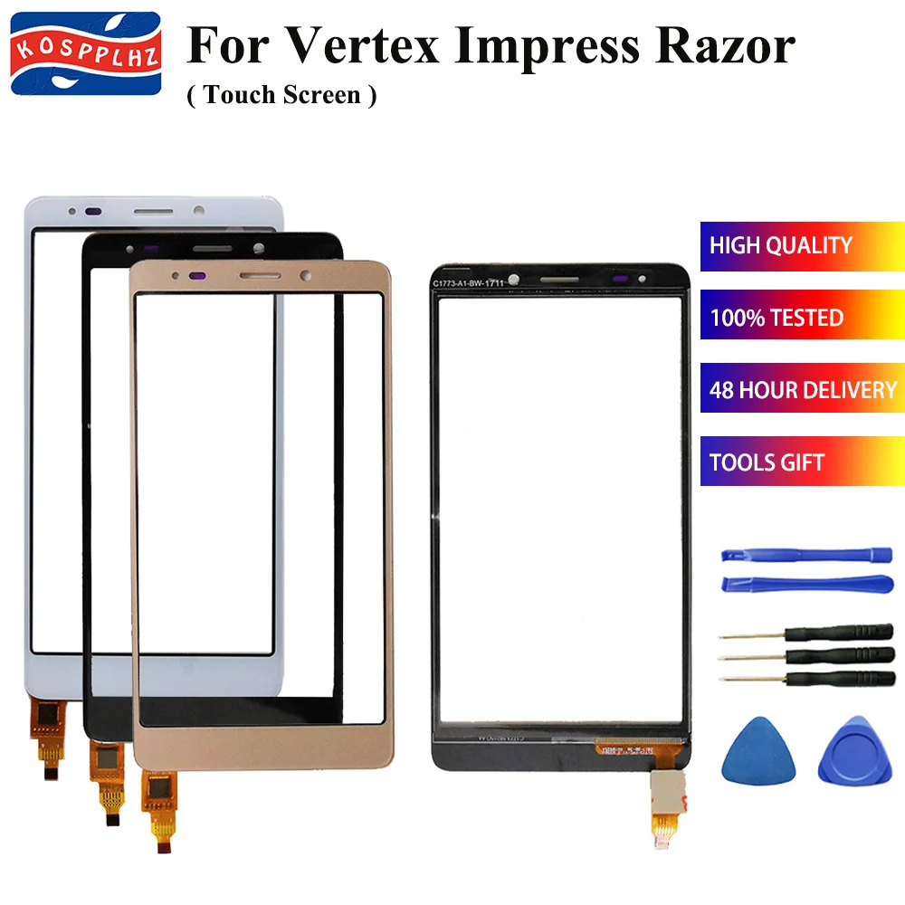 KOSPPLHZ 5 0 ''мобильный телефон сенсорный экран сенсорная панель для vertex impress razor