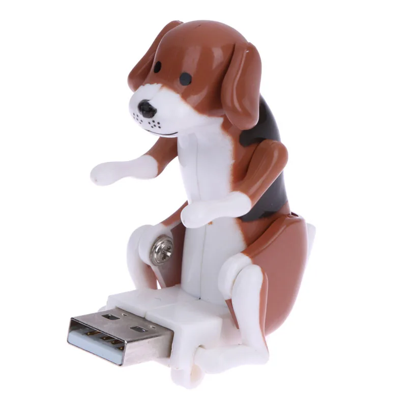 Забавная Милая мини игрушка кофейного/белого цвета с USB разъемом для собак