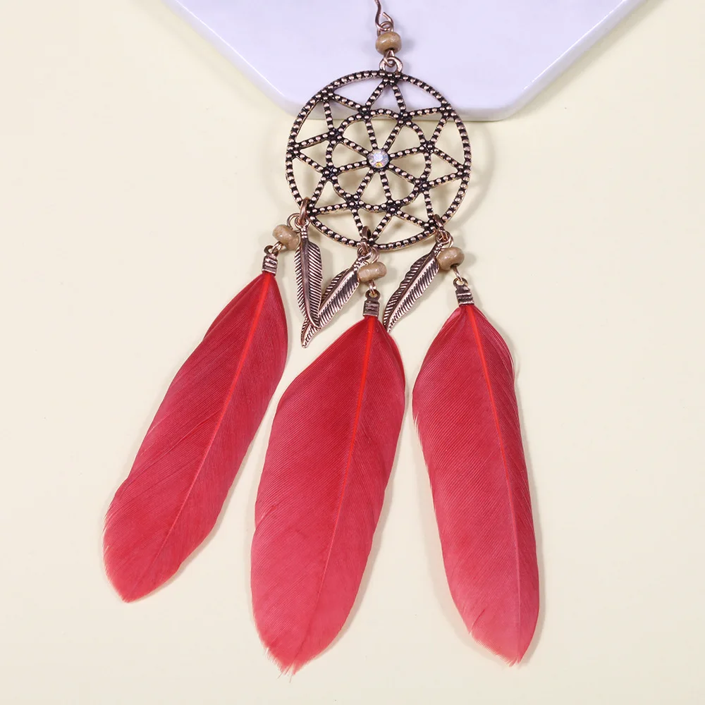 HC Индия подвеска Ловец снов Висячие серьги для женщин Национальный стиль