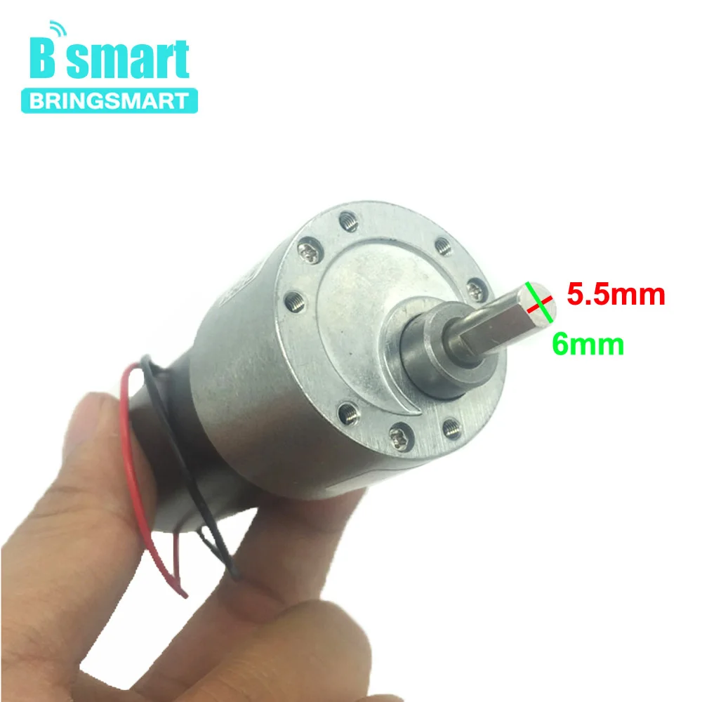 Bringsmart 37GB31Y DC Шестерни двигатель с высоким крутящим моментом 12V Мини-Мотор постоянного магнита DC 24V Электрический мотор-редуктор Реверсивный токарно-винторезные станок металла