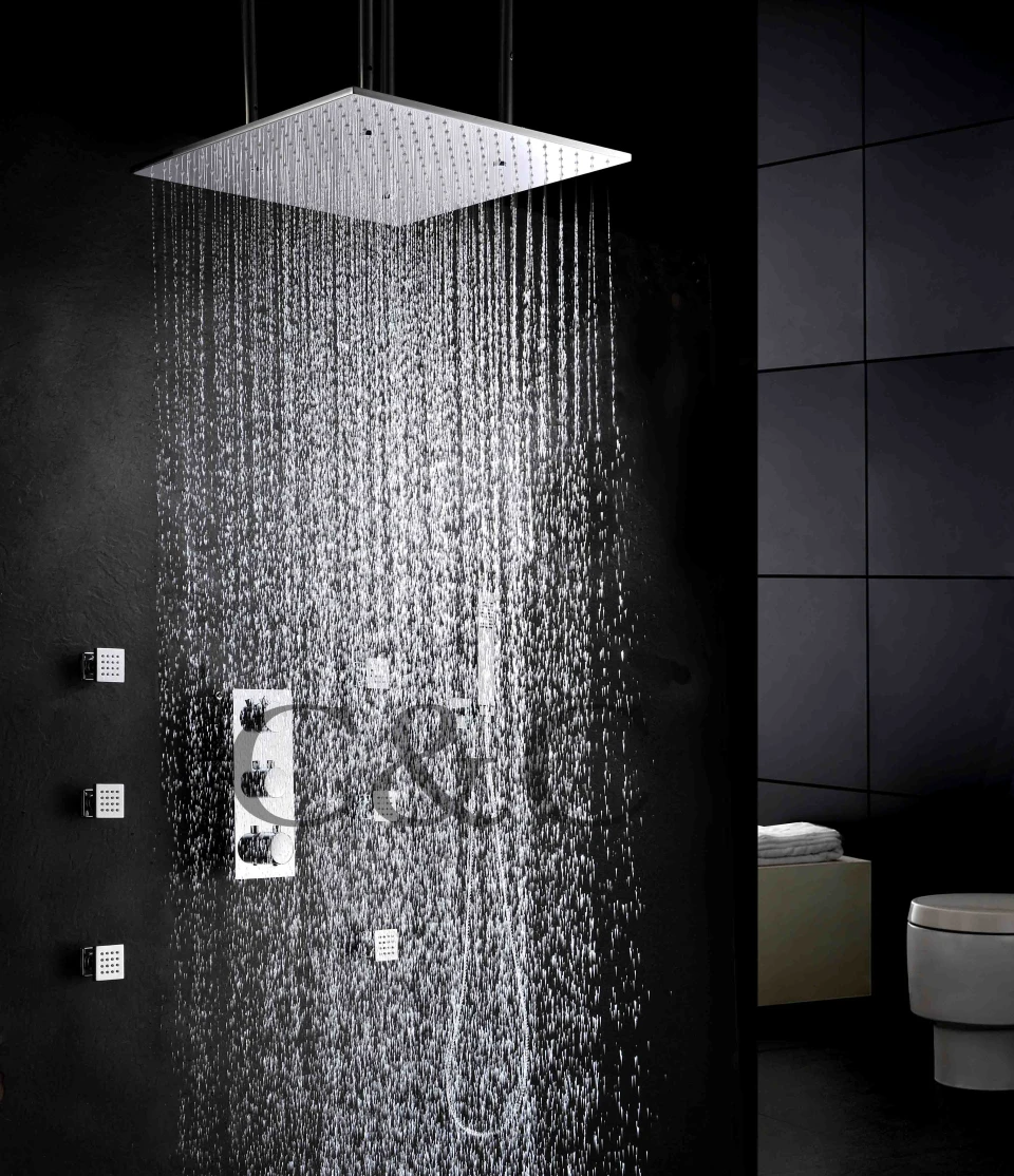 20 дюймов две функции распылитель дождевая душевая лейка массажный спрей