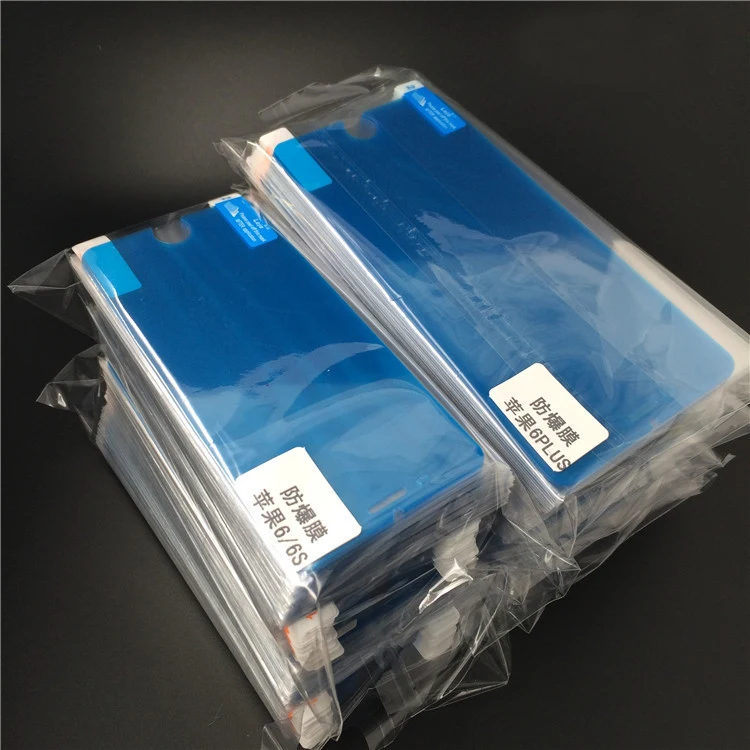 Нано мягкая Взрывозащищенная защитная пленка для iPhone 11 Pro Max XS XR X 8 7 6 6S 5 5S 4 4S samsung Note 5 4 S8 S7 S6 50 шт