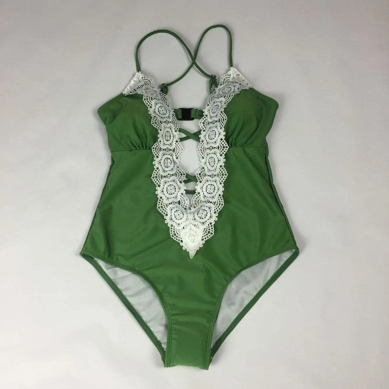 

One-piece swimsuit female new trade lace slim bikini swimsuit AliExpress sexy striped swimsuit sexy one piece swim suits