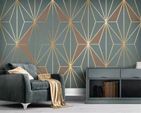 beibehang customized modern minimalistic abstract geometric golden lines background papel de parede 3d wallpaper papier peint