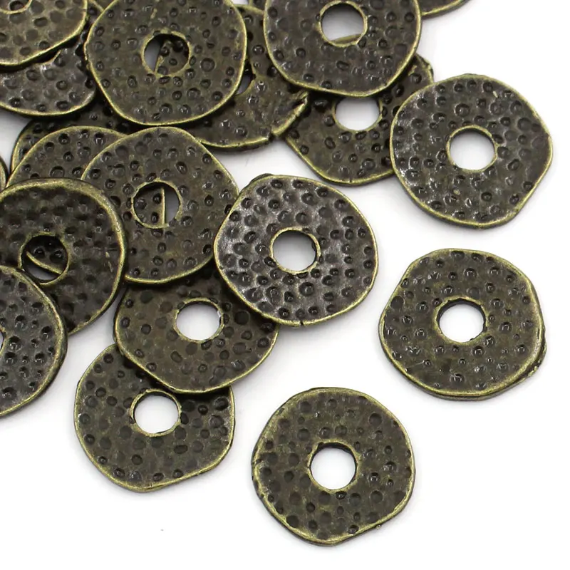 DoreenBeads цинковый Металл бусины вставки из сплава круглый античный бронзовый
