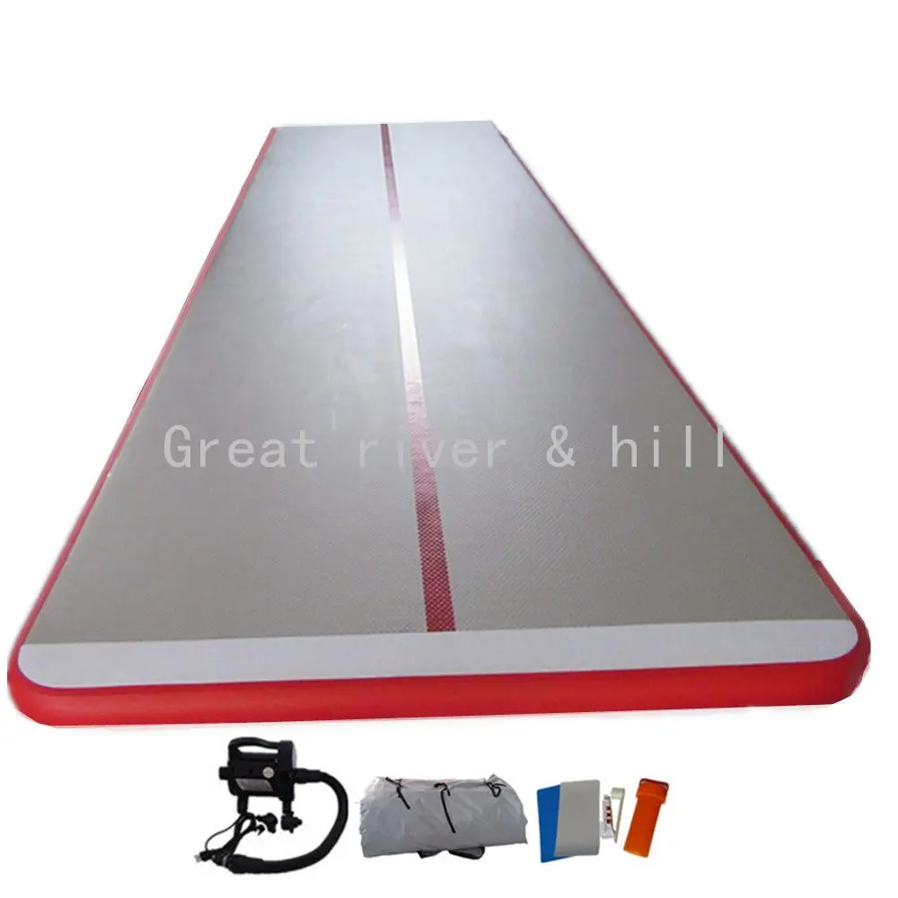 

cool 5m x1.5m x0.1m floating mats Gymnastics mats Outdoor inflatable gymnastics air mats