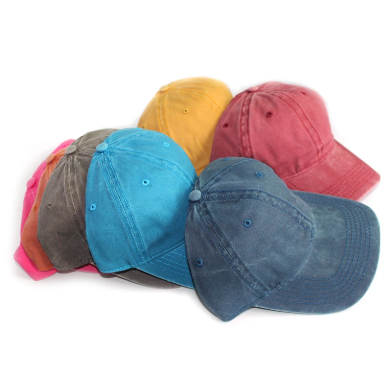 Модная однотонная бейсбольная кепка для отдыха в ковбойском стиле с эффектом