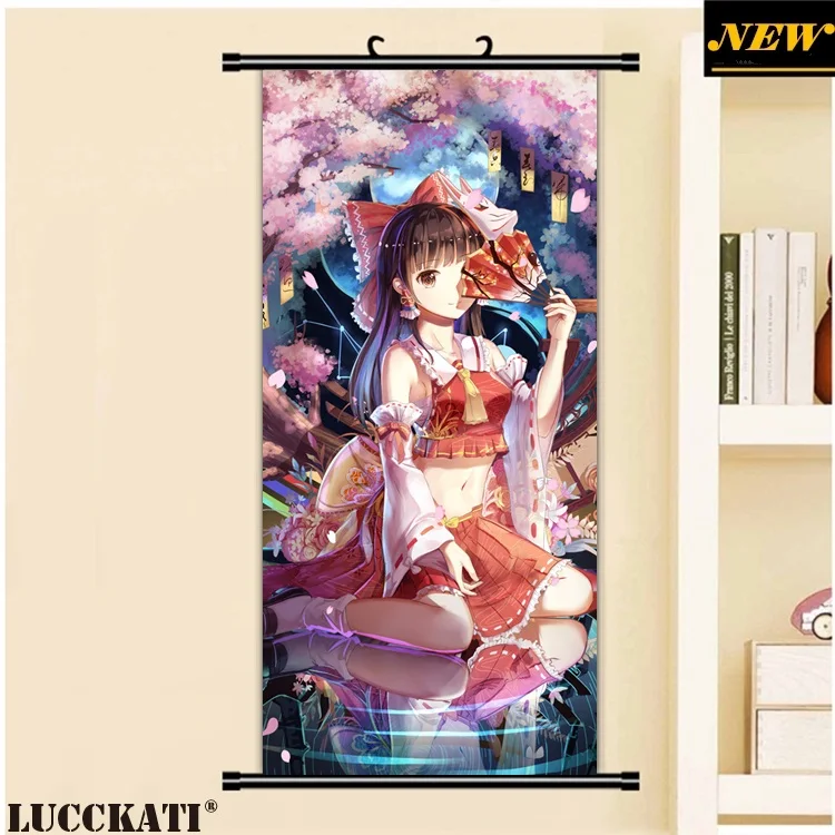 45X95 см Touhou проект Shrine Maiden Games серия loli CAME мультфильм аниме Настенная картина