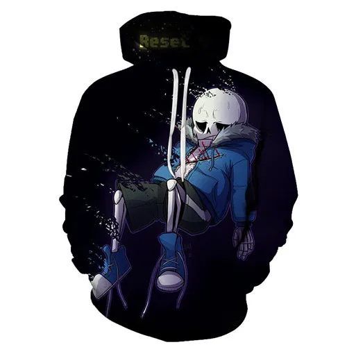 LMS1120 Синий кости Undertale 3D принт Для мужчин s пуловер Толстовка Модные повседневные мужские худи ПОЛУВЕРЫ-толстовки по индивидуальному заказу zootop bear - Цвет: LMS1120