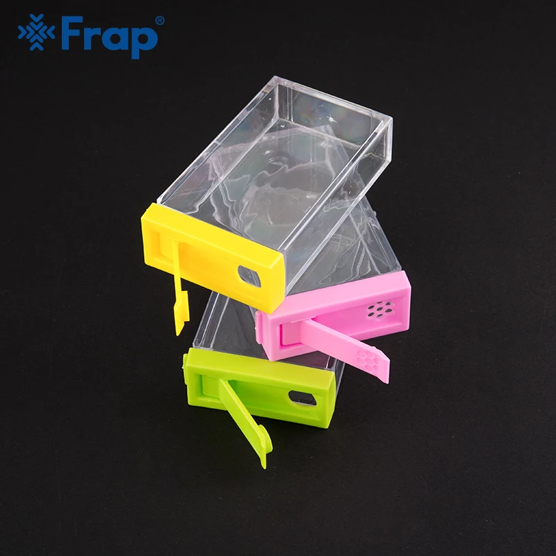 Frap Herb& Spice Tools 6Pcs/Set Spice Box Kitchen Spice Storage Bottle Jars Transparent PP Salt Pepper Cruet Storage Container