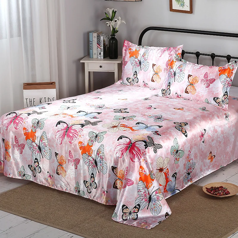 Прохладный ощущение 4 шт. постельных принадлежностей Лето пододеяльник