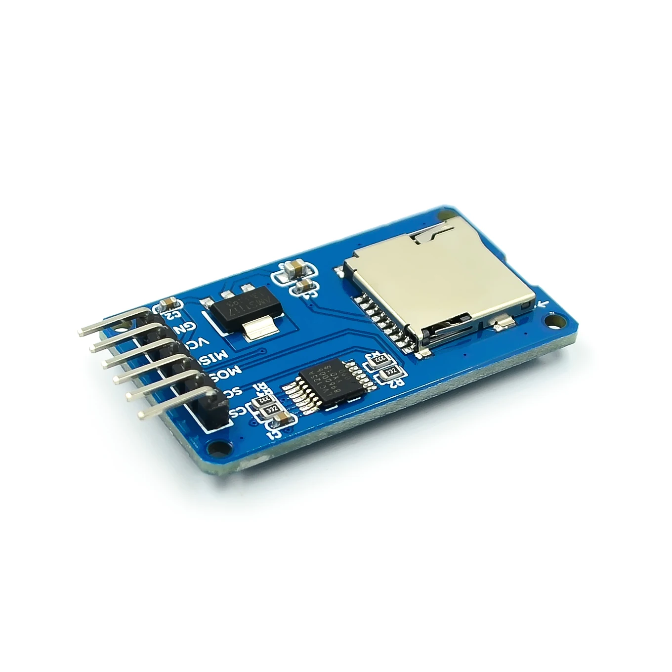10 шт./лот Micro SD card mini TF reader-модуль SPI интерфейсы с чипом преобразователя уровня |