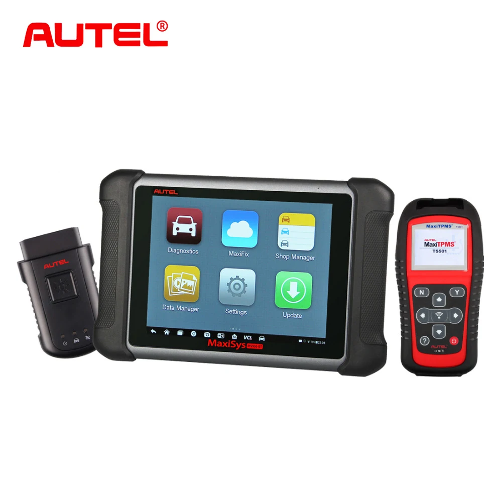 Autel MaxiSys MS906BT OBD2 автомобиля диагностический инструмент и MaxiTPMS TS501 диагностики OBDII