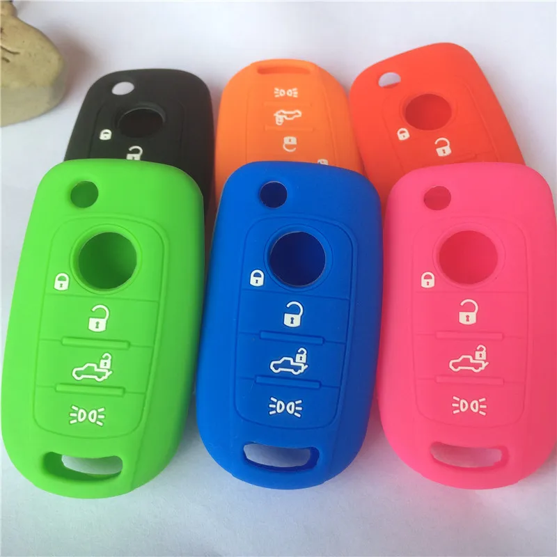 ZAD силиконовый чехол для ключей защиты кожи держатель FIAT TIPO Toro 500X nuovo grazie пульт