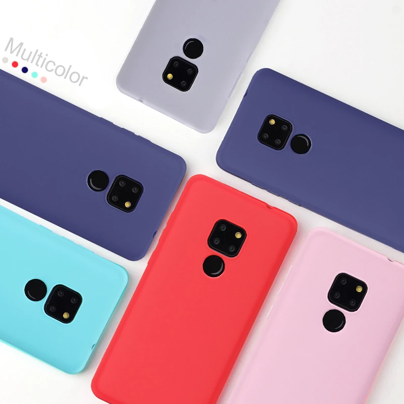 Матовый чехол для Huawei Mate 20 10 P20 P30 Pro Nova 4 P Smart Y9 2019 Honor 8X MAX 9Lite V9 Play 9i 6C сумка|Бамперы| |