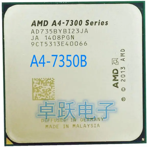 Двухъядерный процессор AMD A4 Series 7350B 7300 7350 3 4 ГГц AD735BYBI23JA Socket FM2 + бесплатная