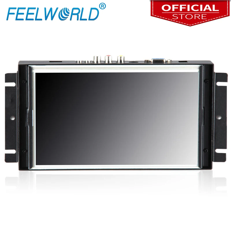 

Feelworld P839-9AHT 8-дюймовый монитор с открытой рамкой 800x480 TFT LCD МОНИТОРЫ металлический сенсорный экран промышленный монитор