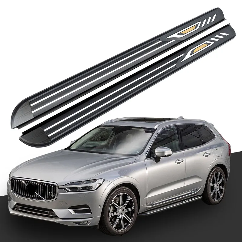 2 шт. боковой Шаг подходит для VOLVO XC60 2018 2019 2020 Беговая доска Nerf Bar платформа